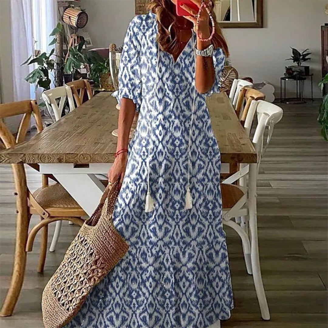 Annemarije | Boho Belly-Covering Dress