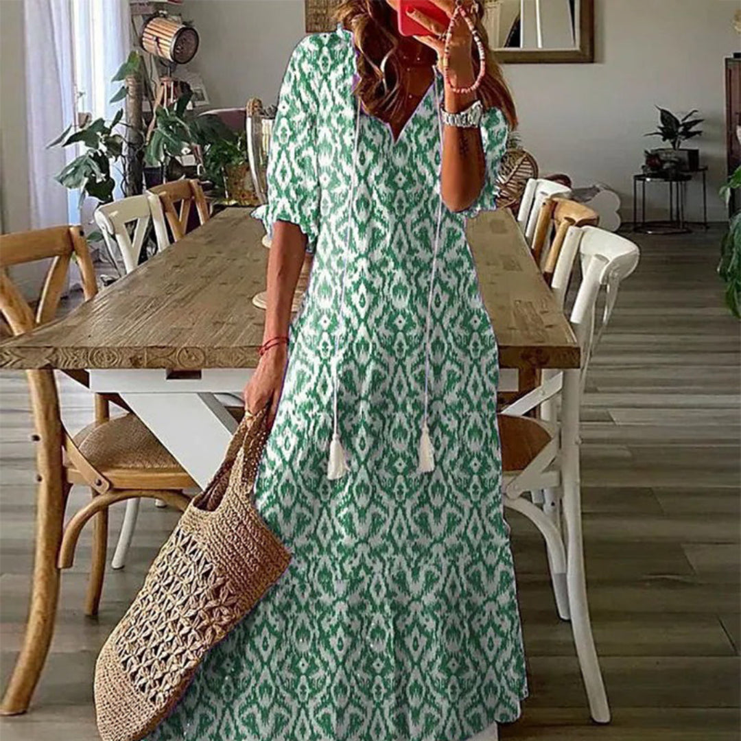 Annemarije | Boho Belly-Covering Dress