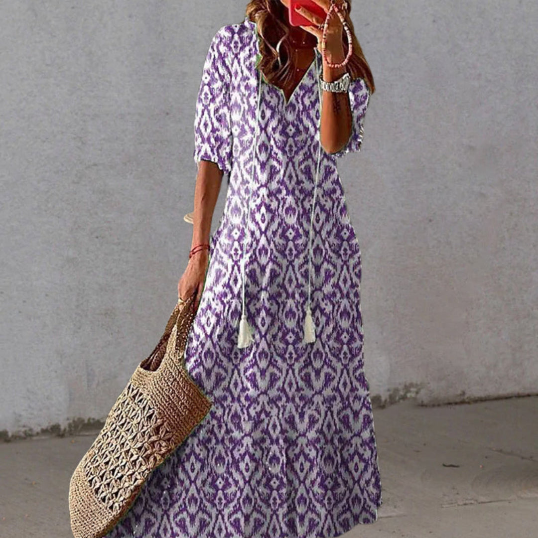 Annemarije | Boho Belly-Covering Dress