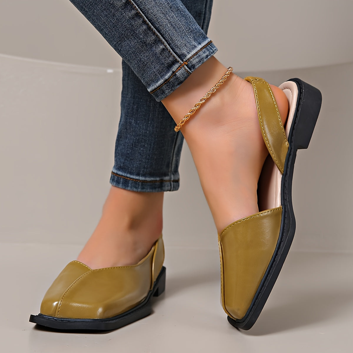 Lina Soft-Step Slingback Flats