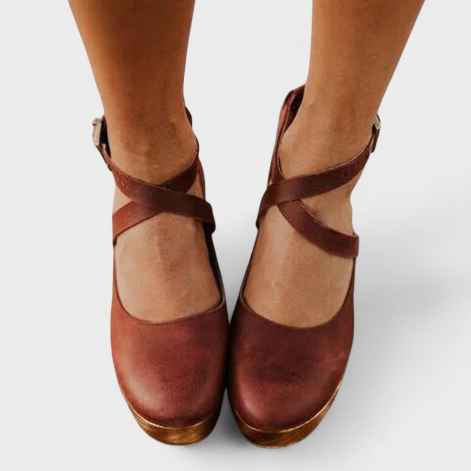 ELARU – Classic Comfort Wedge Sandals