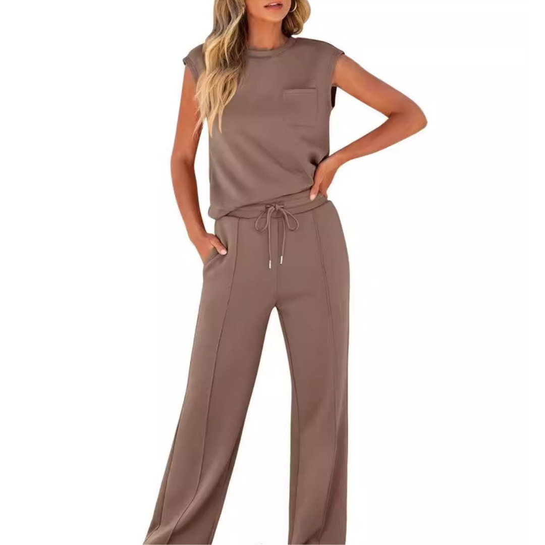 KAIYA – Casual Summer Soft Lounge Co-Ord