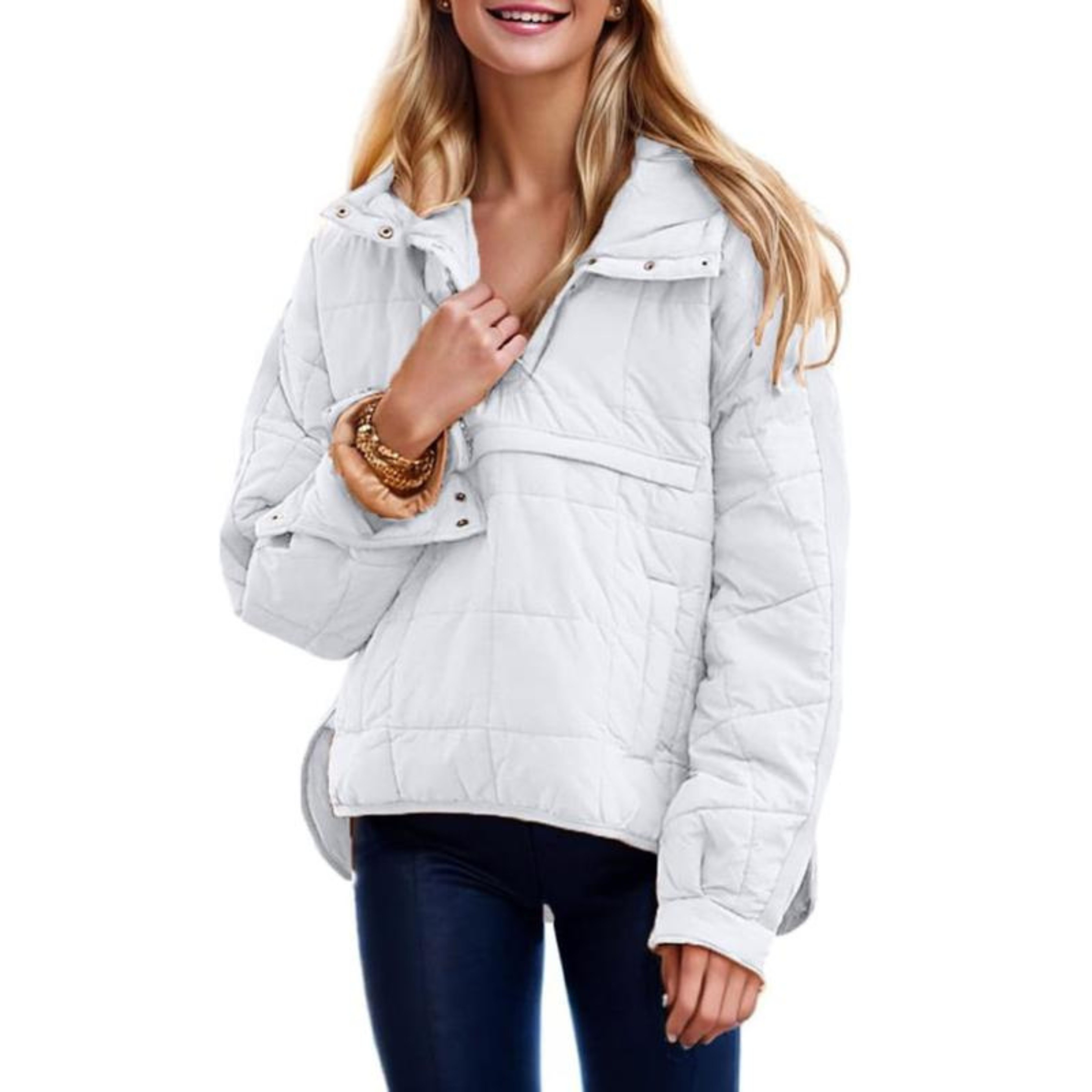 FARRELL – Oversized Hooded Pullover Hooded Jacket