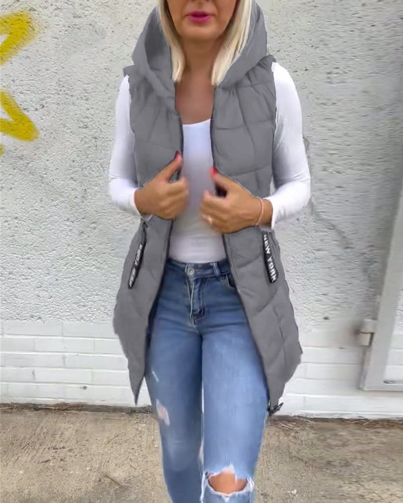 CELESTE - Sleeveless Puffer Jacket