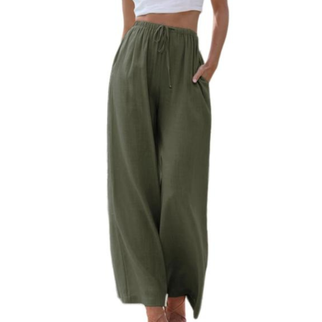 MARIANNE – Casual Summer Wide Leg Trousers
