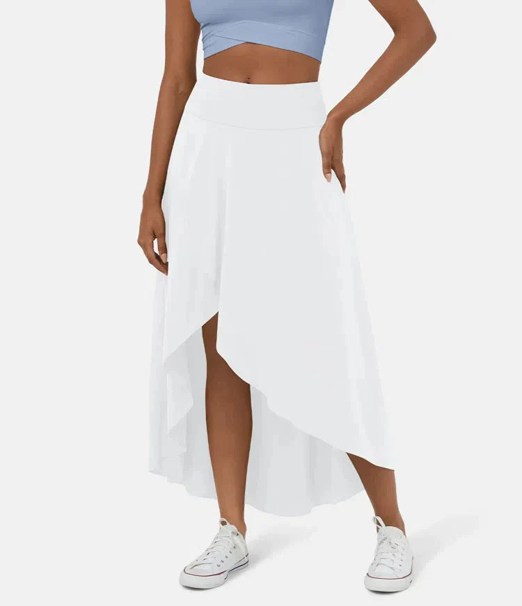 AMELIE - Elegant Asymmetric Midi Skirt