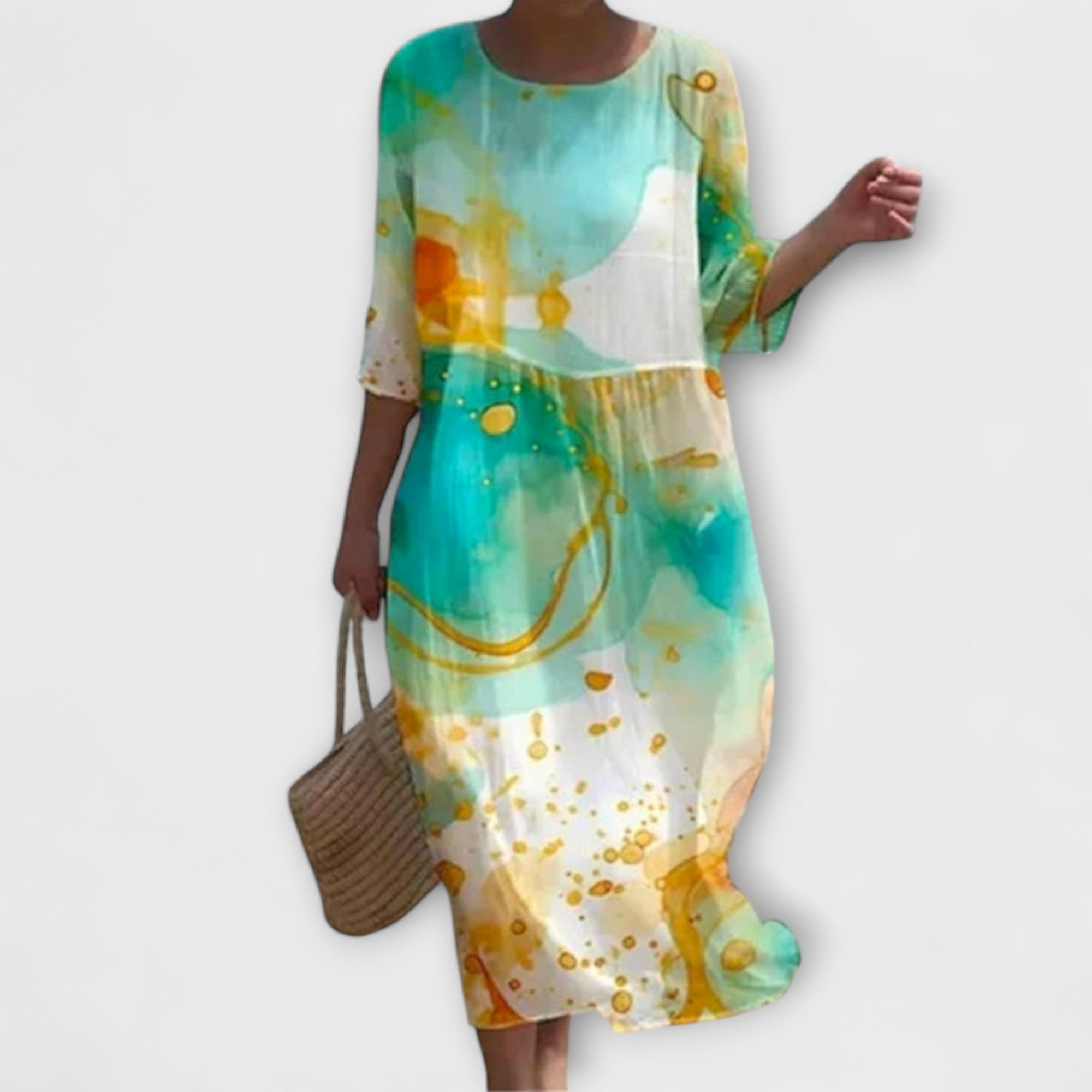 SHAE - Elegant Floral Maxi Dress
