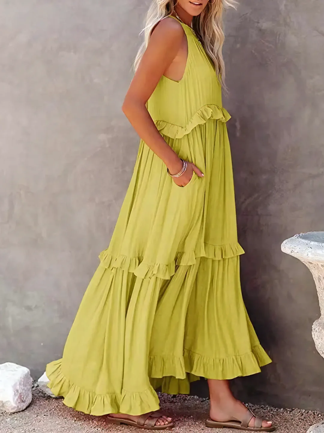 CHERRY - Flow & Flutter Maxi Dress
