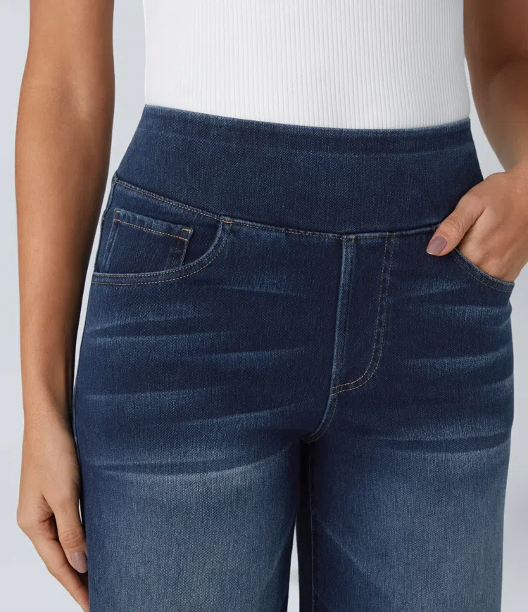 SOLÈNE - Relaxed Fit Wide-Leg Jeans