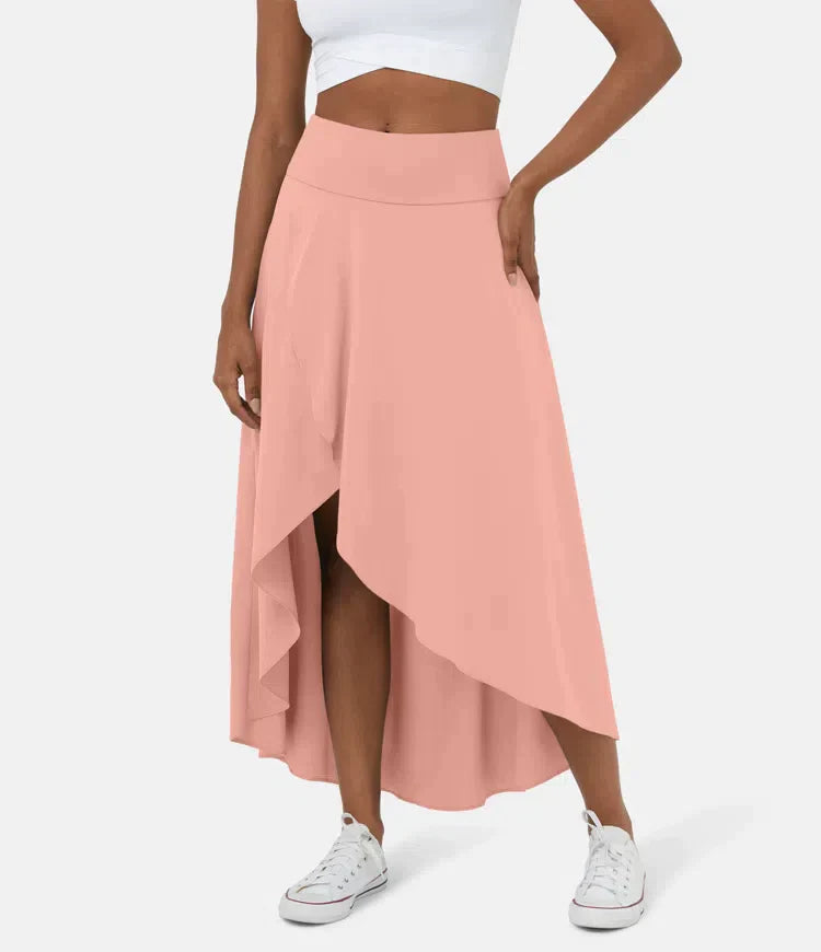 AMELIE - Elegant Asymmetric Midi Skirt