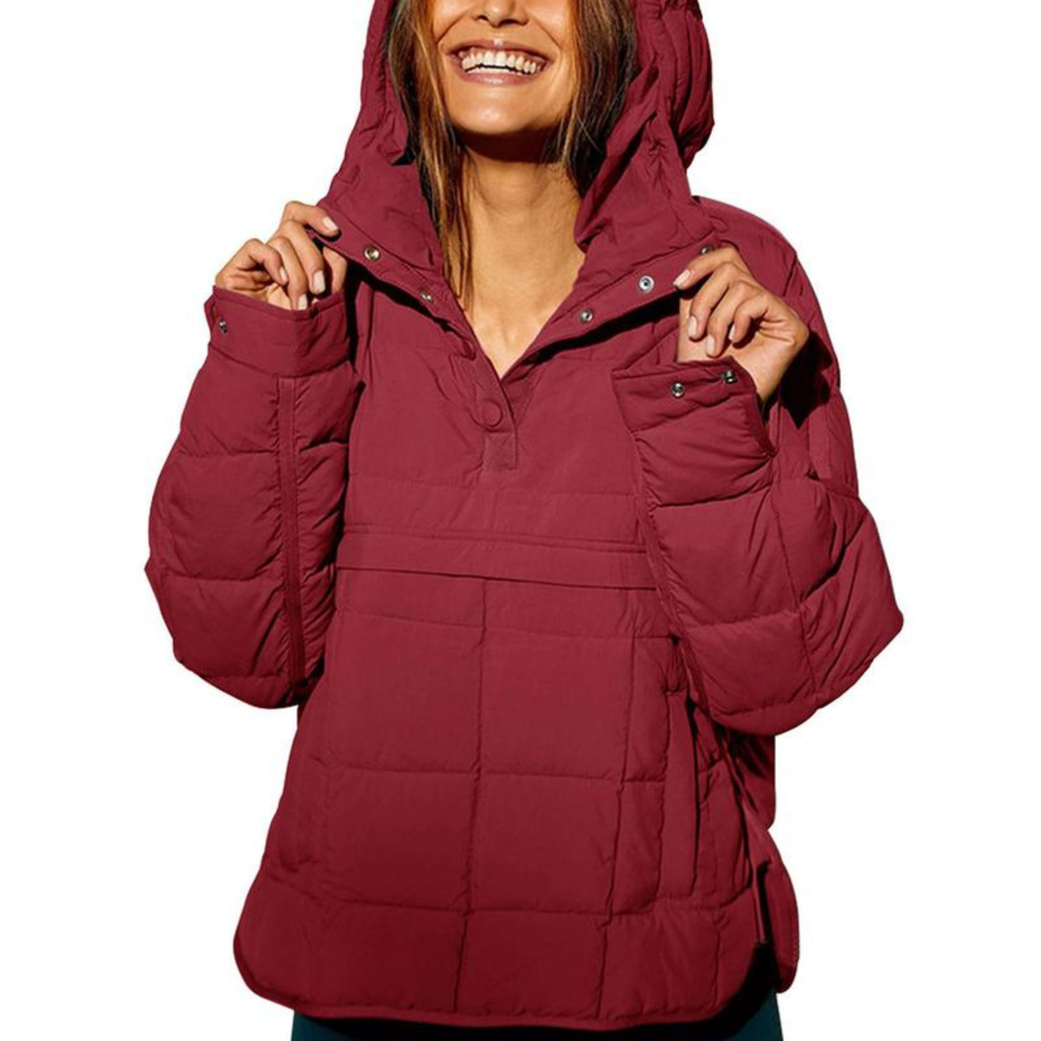 FARRELL – Oversized Hooded Pullover Jacket