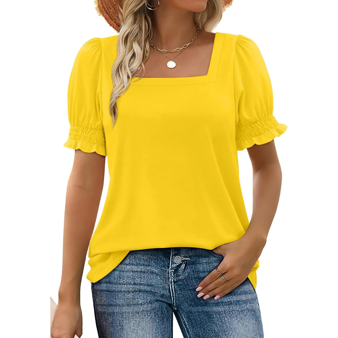 JOSEPHINE - Lightweight Ruffle Sleeve Summer Essential