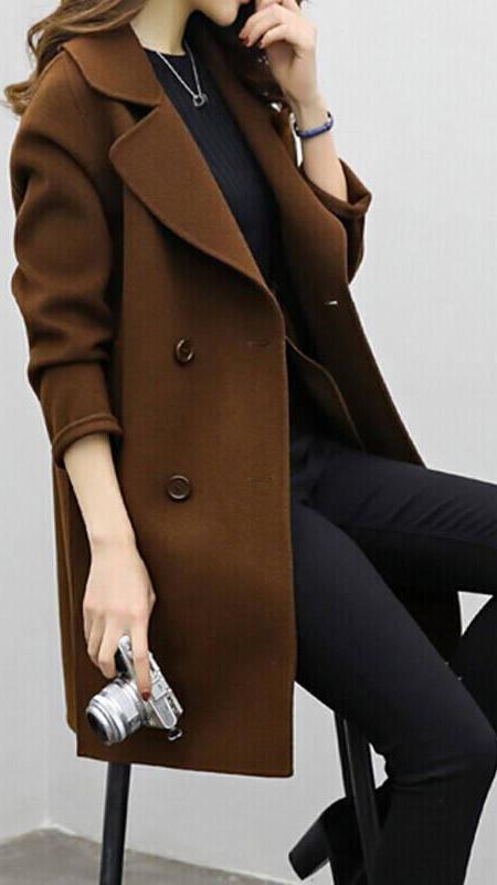 CELINA - Long Trench Coat