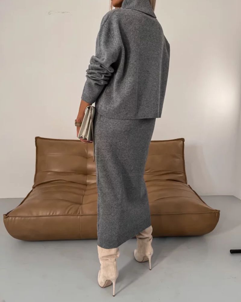 CLARISSA | Chic Two-Piece Knit Set