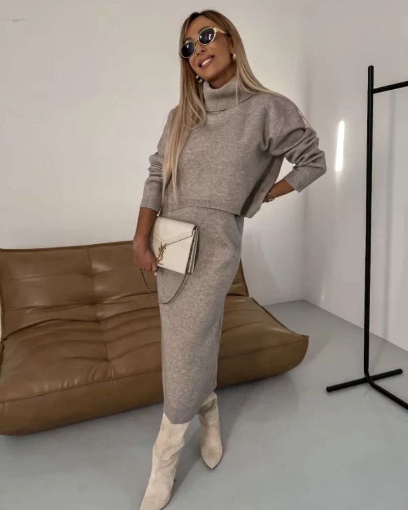 CLARISSA | Chic Two-Piece Knit Set