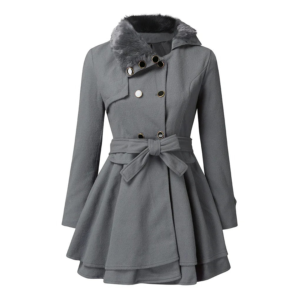 CLAUDIA | Vintage Flair Trench Coat