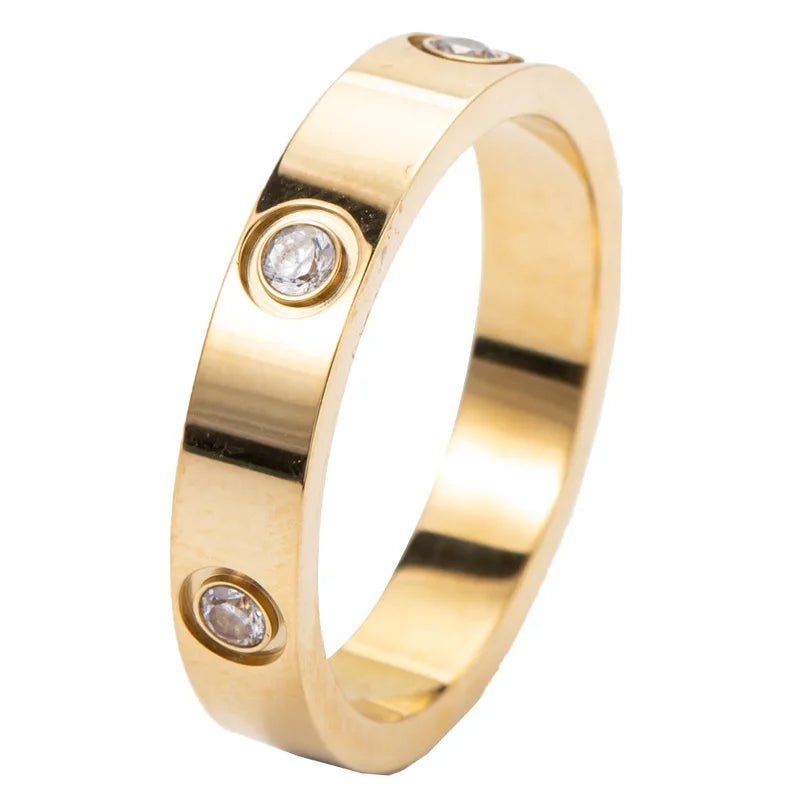 MONA – Sleek Modern Gold Ring