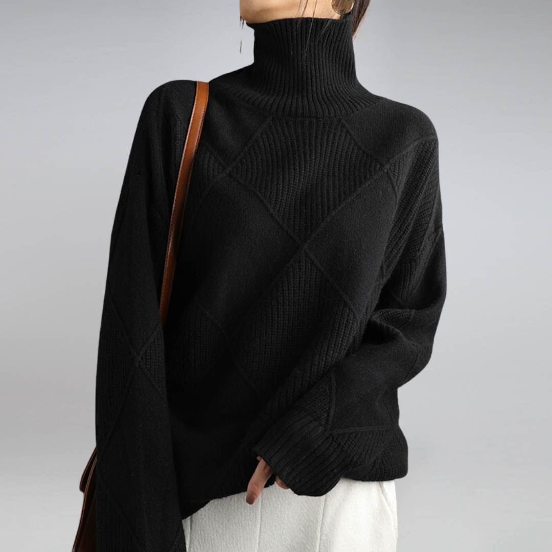LINLEY | Luxe Ribbed Turtleneck Pullover
