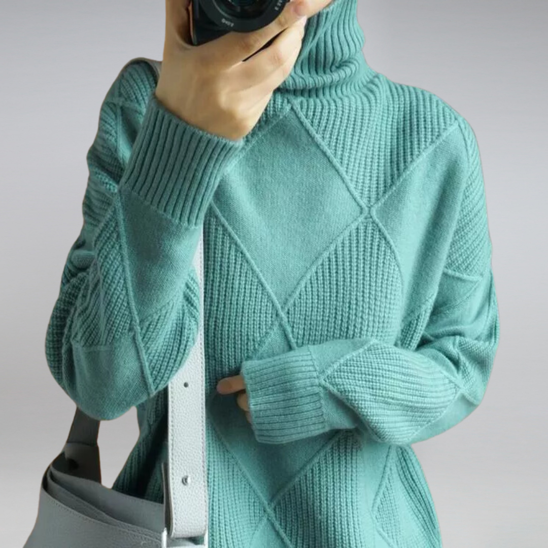 LINLEY | Luxe Ribbed Turtleneck Pullover