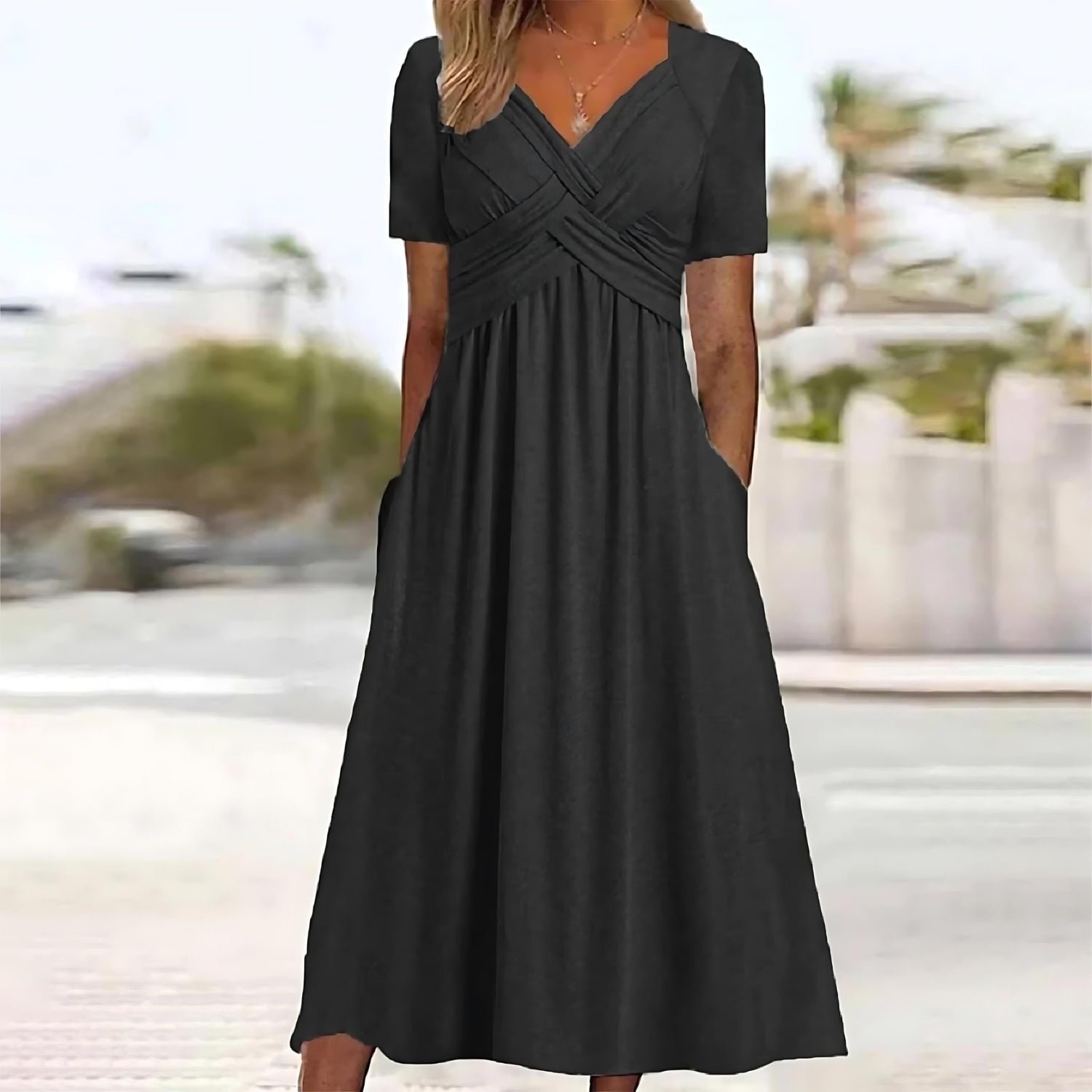 ANGELI - Elegant Midi Dress