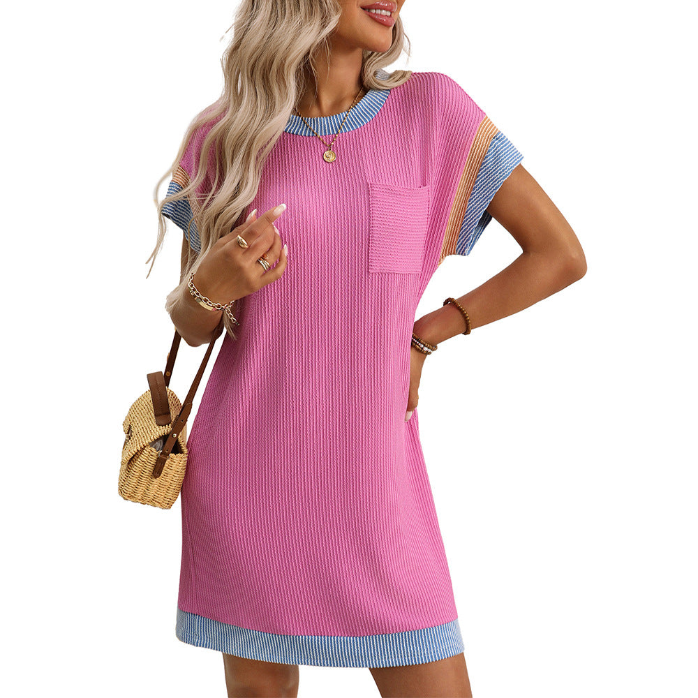 TAMRYN – Comfy Lightweight Ribbed Summer Dress