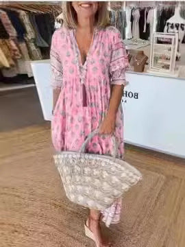 LAOISE - Boho Midi Dress