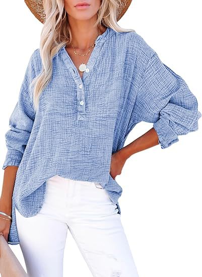AYLA – Casual V-Neck Blouse