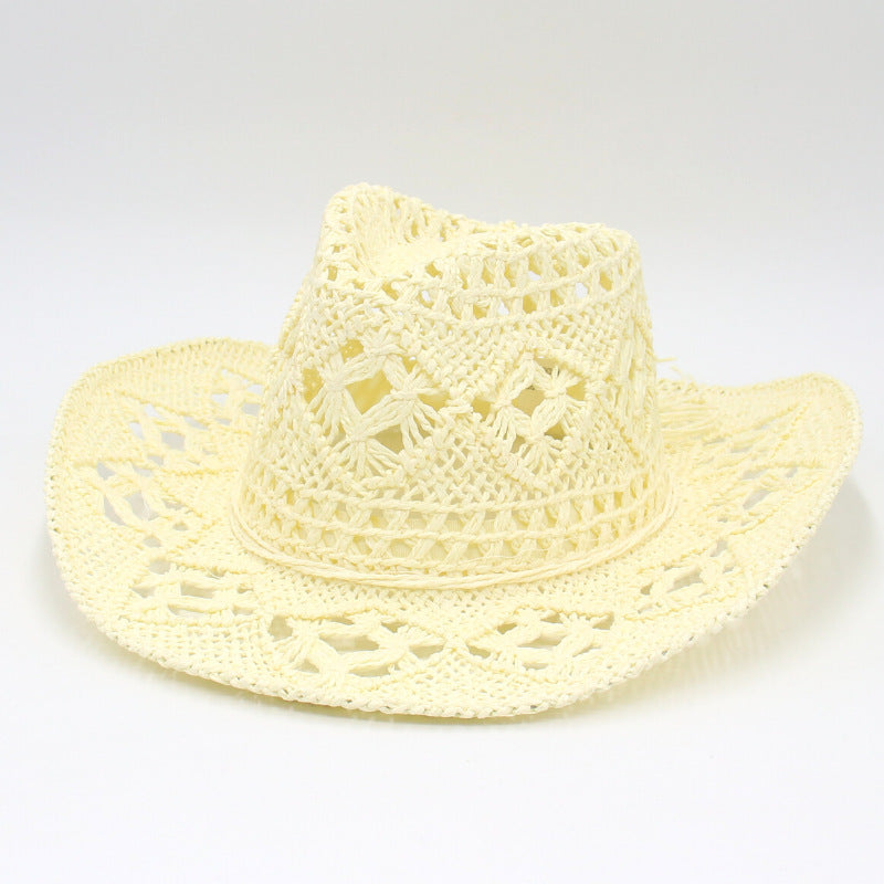 RAYLENE– Vintage Hollow Straw Hat