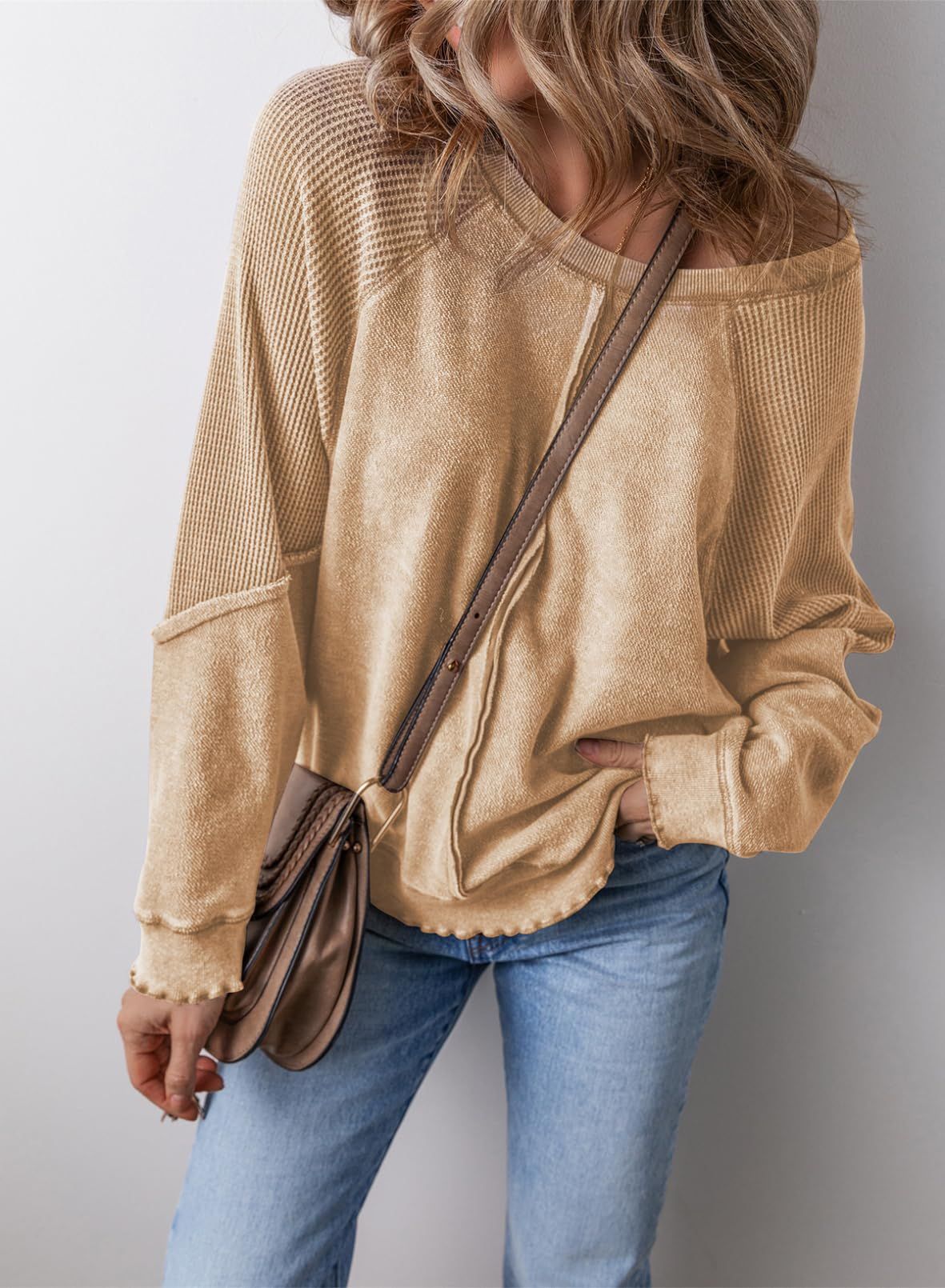 PRECIOUS - Casual Crew Neck Long Sleeve Sweatshirt