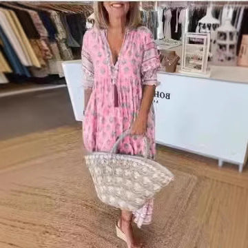 LAOISE - Boho Midi Dress