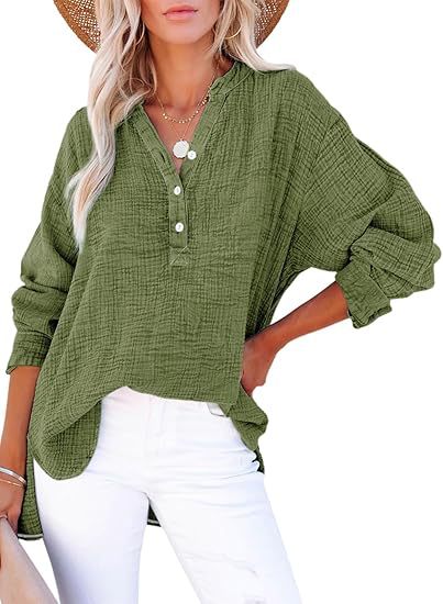 AYLA – Casual V-Neck Blouse