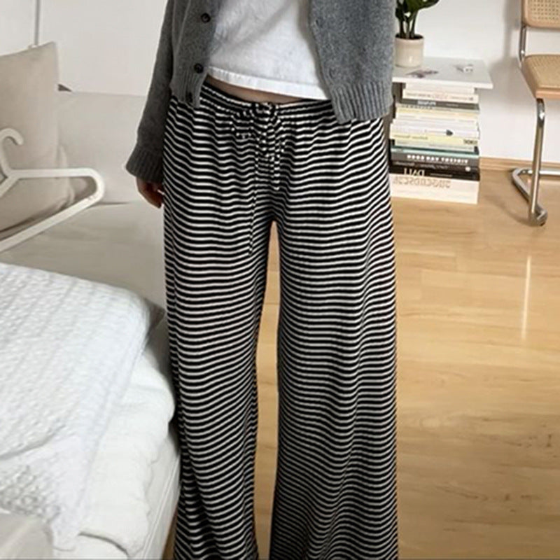 DONALYN – Everyday Slim-Fit Comfy Stripe Pants