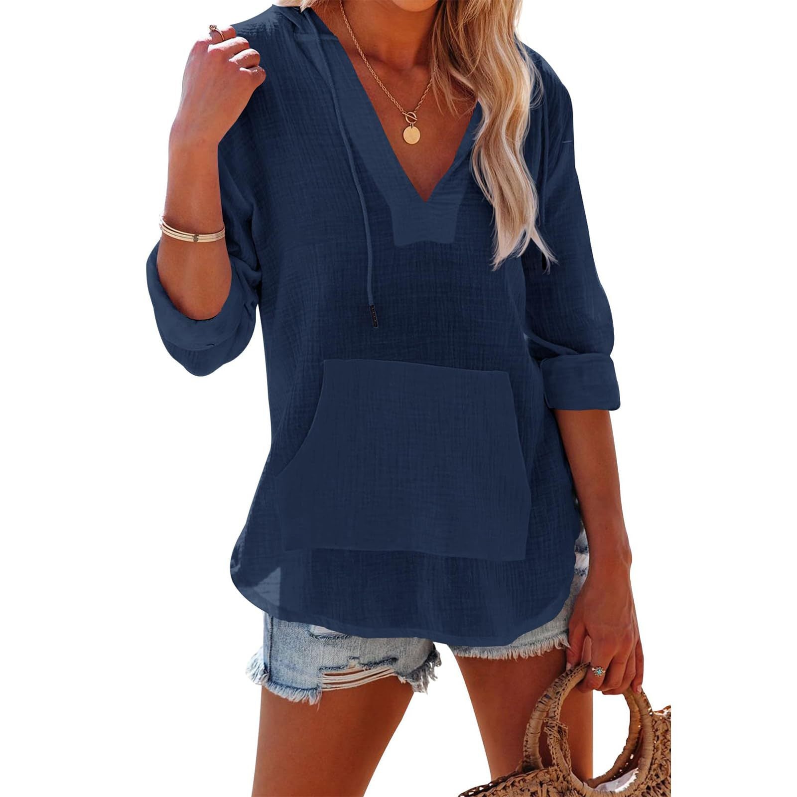 MARSANI – Casual Hooded Long Sleeve Sweatshirt