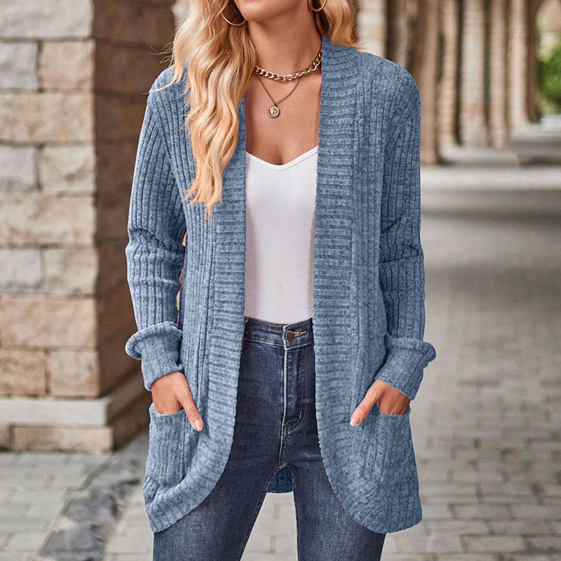 LUCILLE - Cozy Lightweight Long-Sleeve Open Front Cardigan