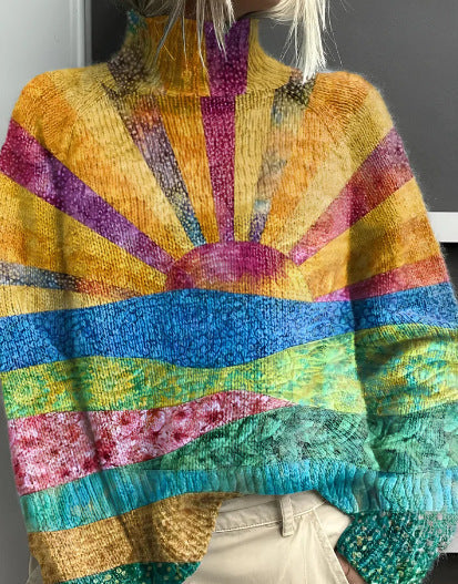 ZINNIA - Sunshine Turtleneck Sweater