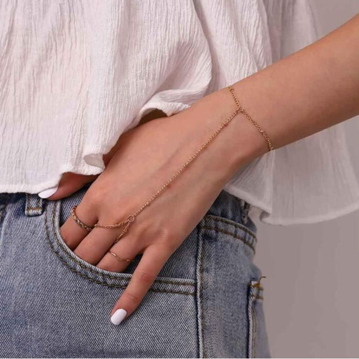 MYLENE – Dainty Hand Chain Bracelet