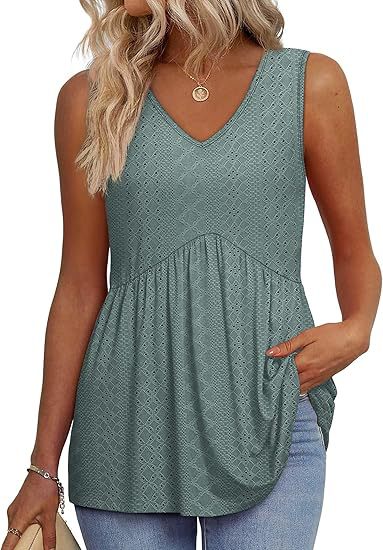 ELIORA - Effortless Flowy Sleeveless Tank Top