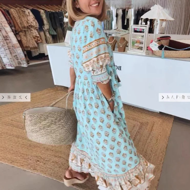 LAOISE - Boho Midi Dress