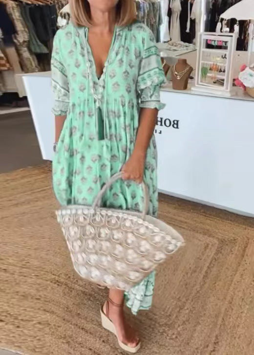 LAOISE - Boho Midi Dress