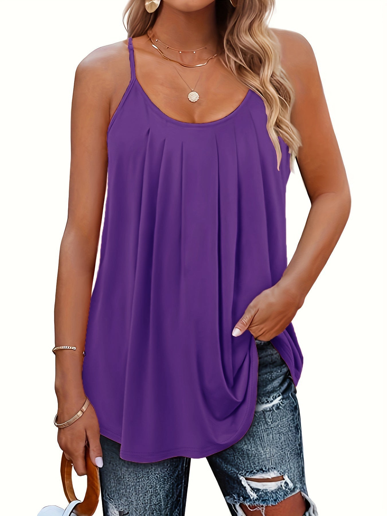 MILA – Lightweight Spaghetti Strap Fit Summer Top