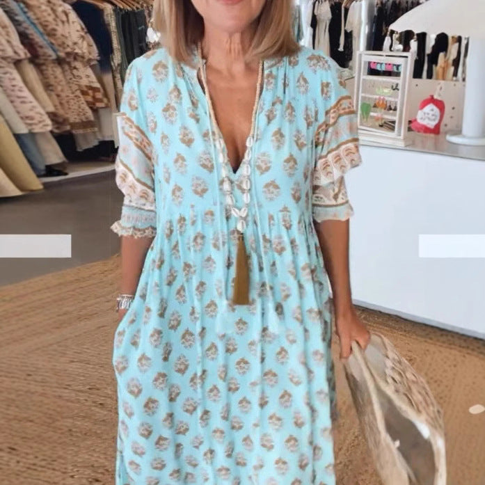 LAOISE - Boho Midi Dress