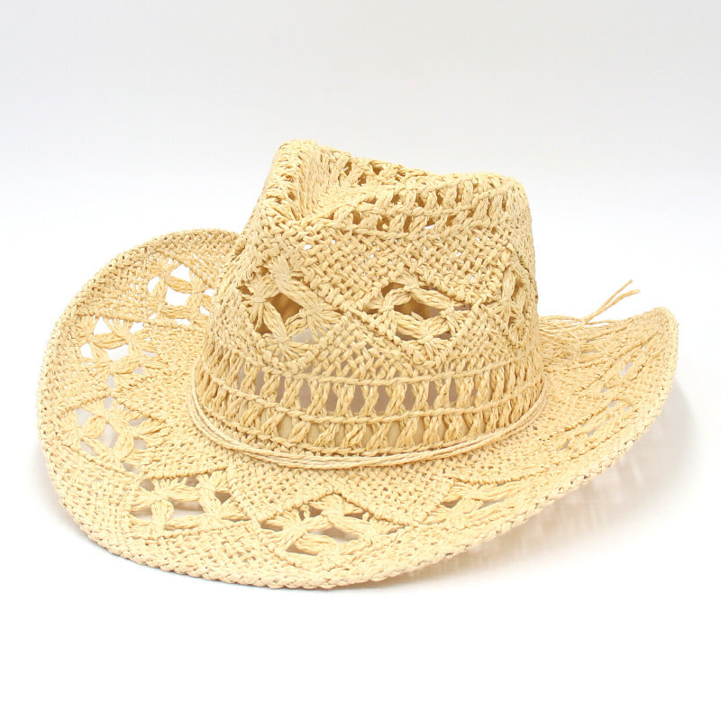 RAYLENE– Vintage Hollow Straw Hat