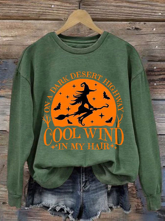 LINDSY - Casual Crewneck Drop Shoulder Sweatshirt