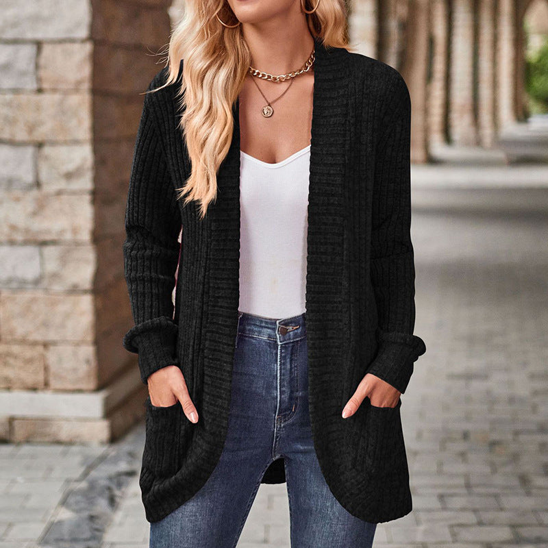 LUCILLE - Cozy Lightweight Long-Sleeve Open Front Cardigan