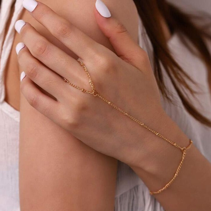 MYLENE – Dainty Hand Chain Bracelet
