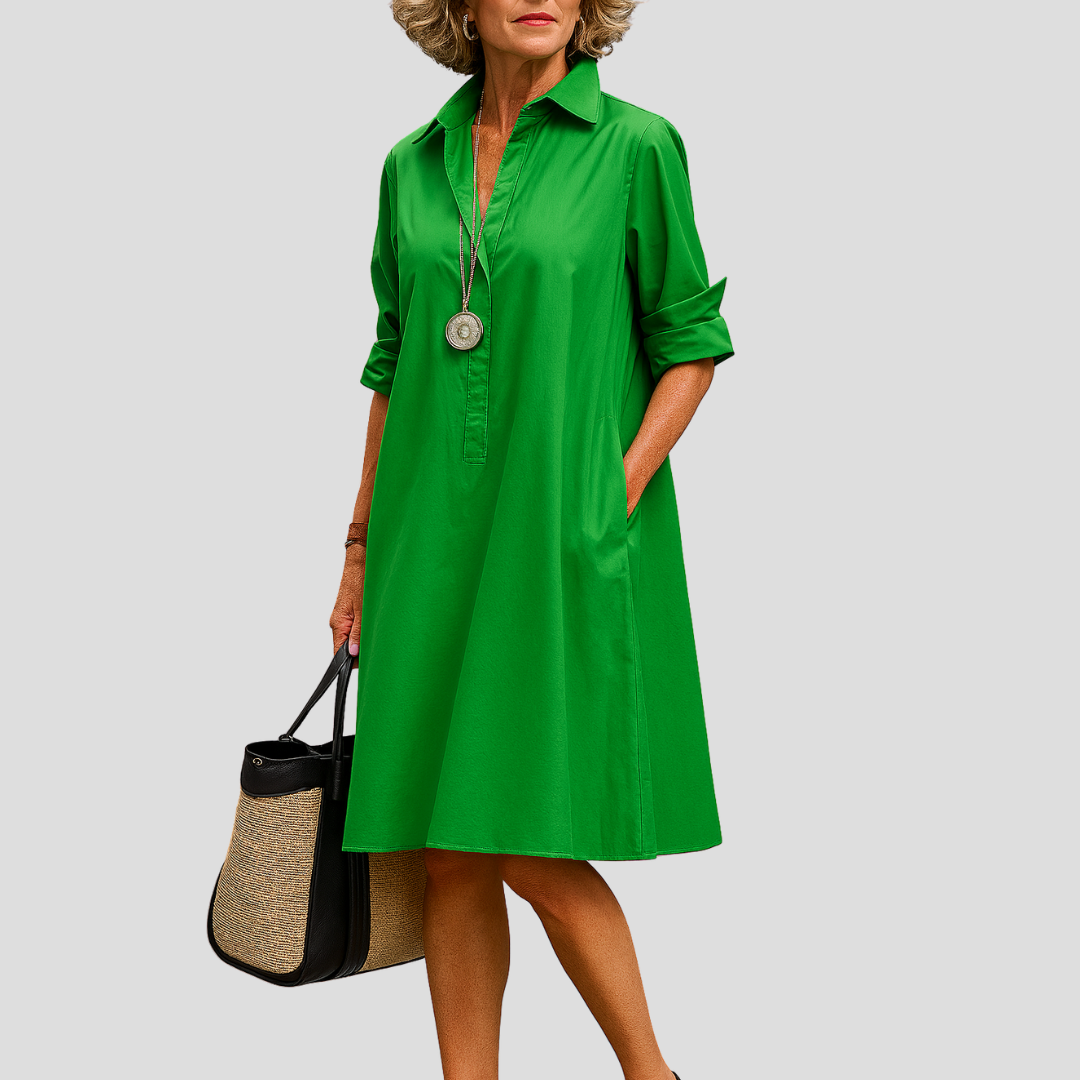 Bernadette - Elegant Midi Dress with Timeless Charm