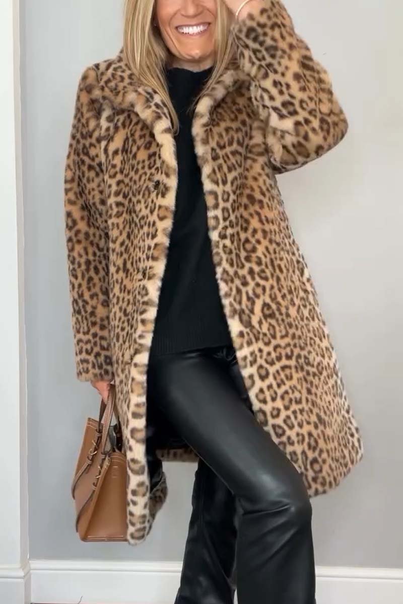 ROSA | Leopard Winter Coat