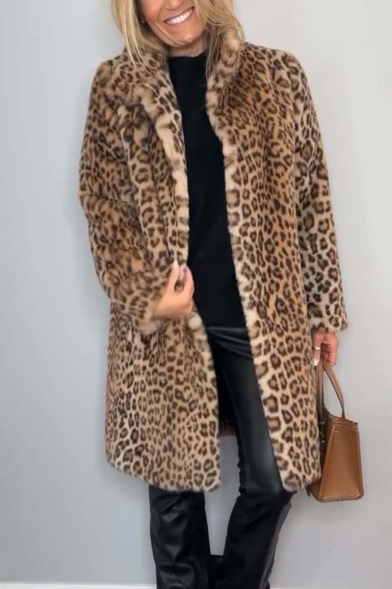 ROSA | Leopard Winter Coat