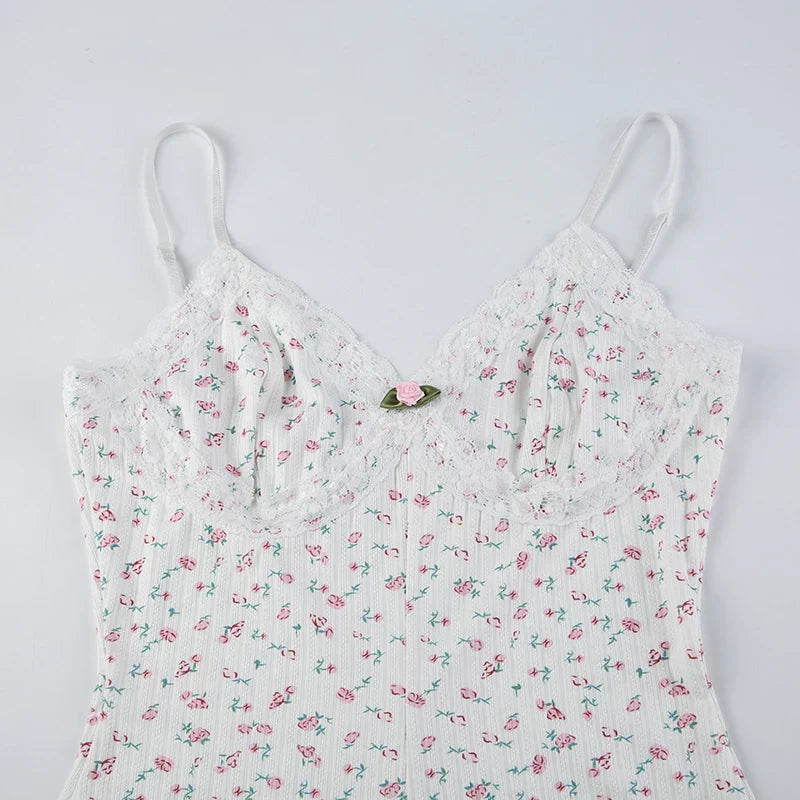 JOY – Dreamy Floral Sleeveless Bodysuit