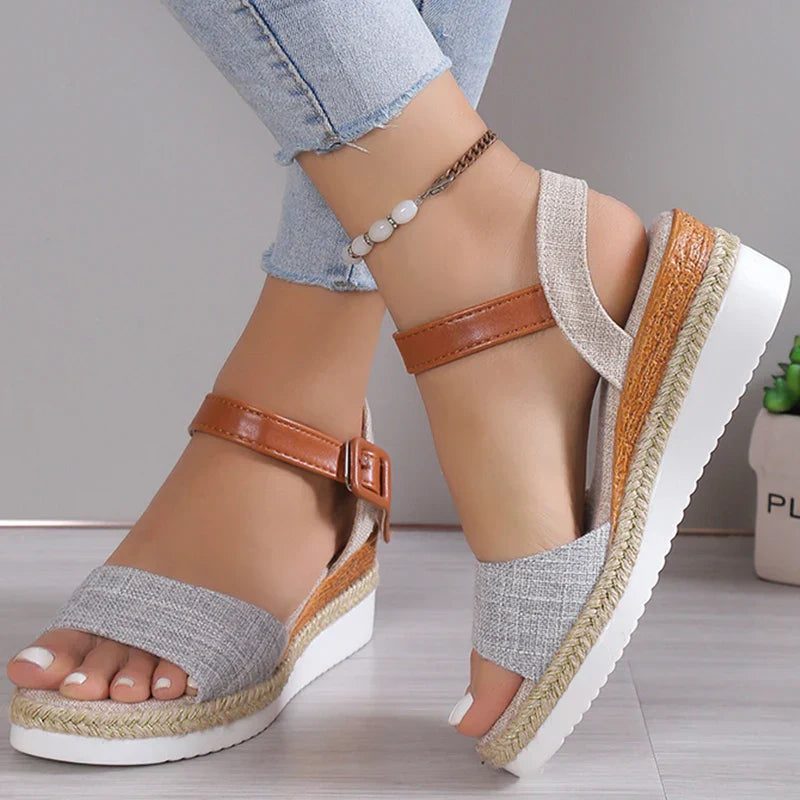 CHARLENE – Relaxed Style Wedge Sandals